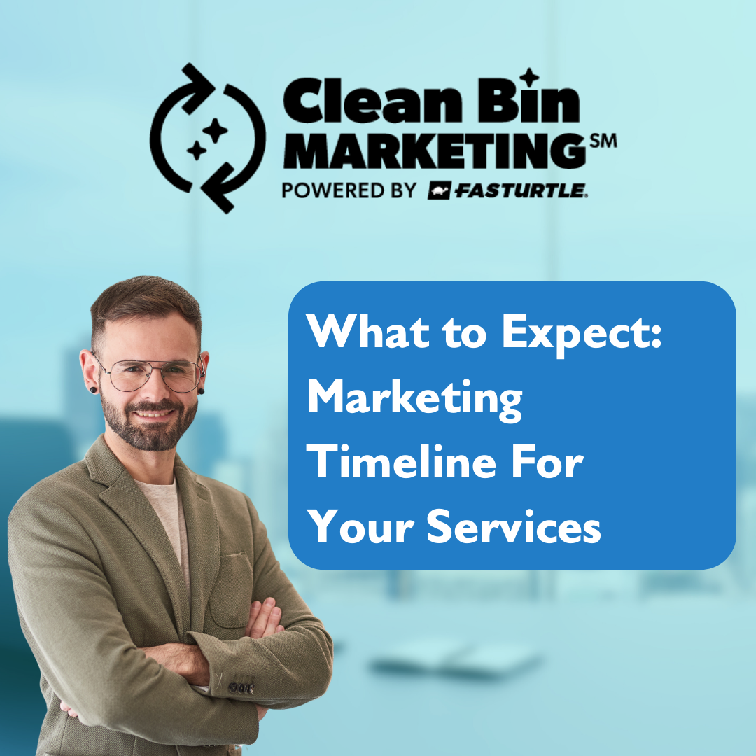 Trash Bin Cleaning Marketing Timeline